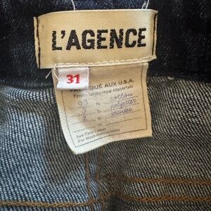 L'AGENCE Margot high rise Straight Leg Jeans